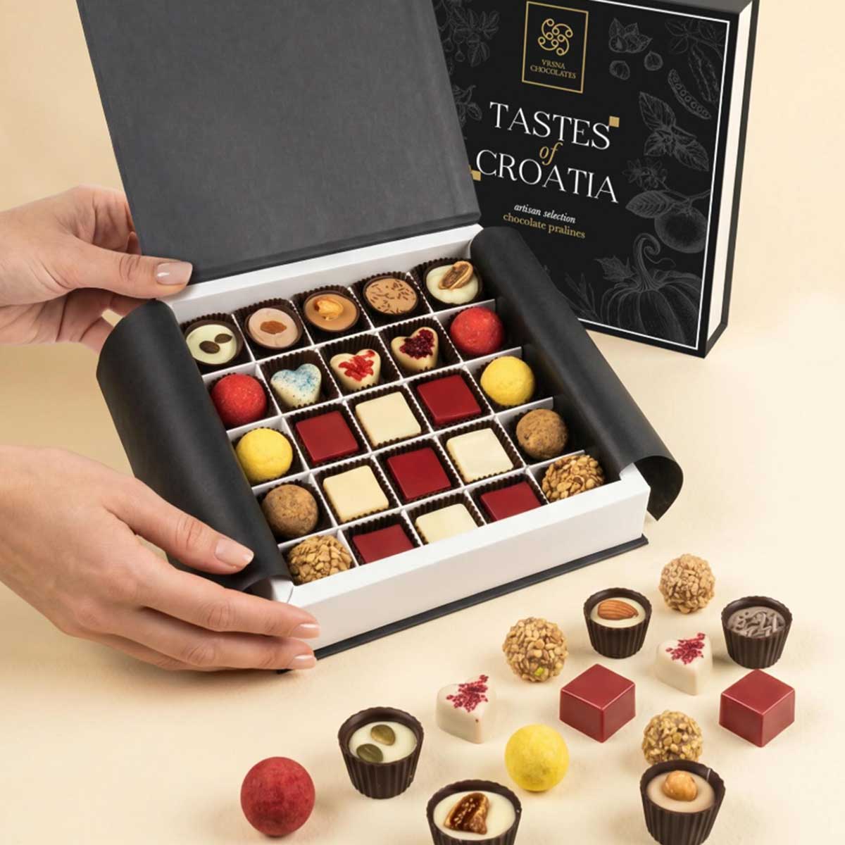 Vrsna Chocolates truffles pralines artisan handmade premium chocolate