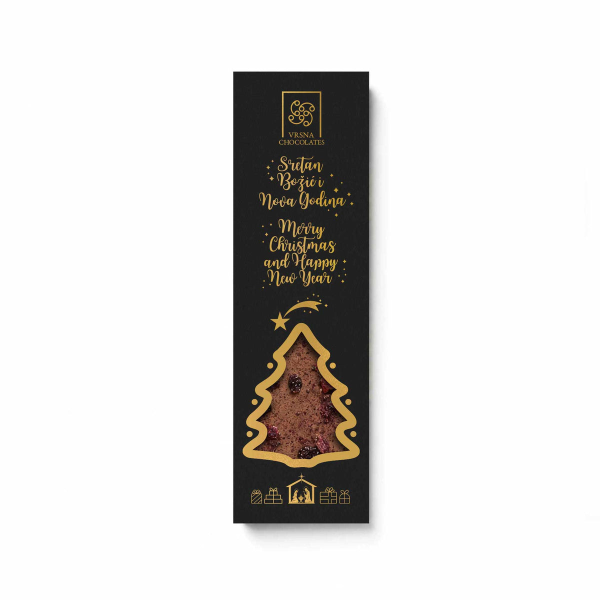 Christmas | Christmas Tree Milk Chocolate with Honey and Sour Cherry