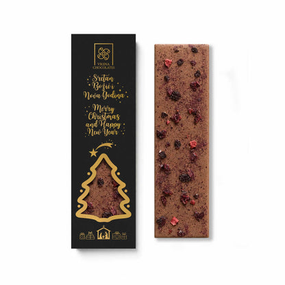 Christmas | Christmas Tree Milk Chocolate with Honey and Sour Cherry